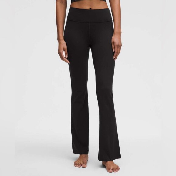 Lululemon Groove High-Rise Nulu Flared Pant *Short Black - Picture 1 of 10